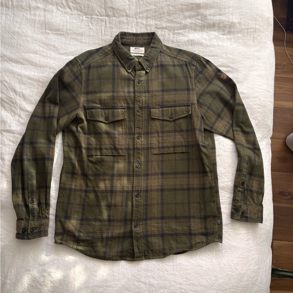 Fjällräven Men’s Ovik Twill flannel shirt Medium